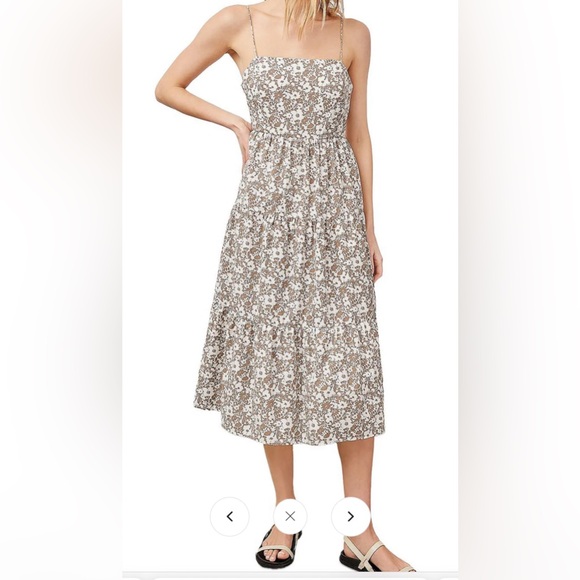 Rails Dresses & Skirts - Rails Leni Womens Organic Cotton Floral Print Maxi Dress- Sz Medium